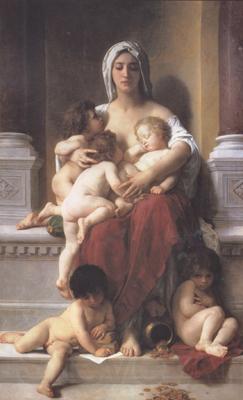 Adolphe William Bouguereau Charity (mk26) France oil painting art